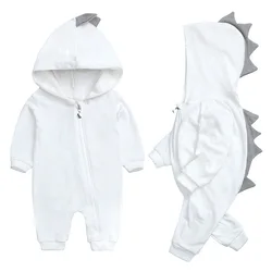 Комбинезон детский хлопковый однотонный, на осень/зиму, на 0-18 месяцев