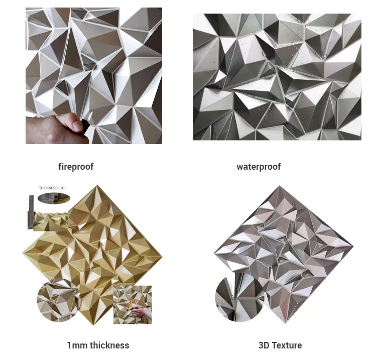 SONSILL 3D PVC Wall Panels - Stylish & Durable Decor