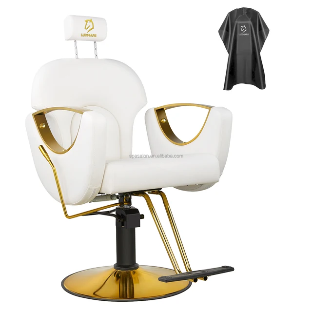 High quality White barber chairs synthetic leather salon furniture Beauty chair for women LMS-20983