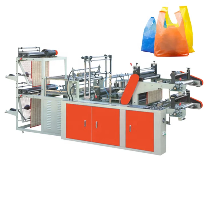 Polythene Plastic Shopping Fruit Nylon Bag Making Machine Automatic Pe