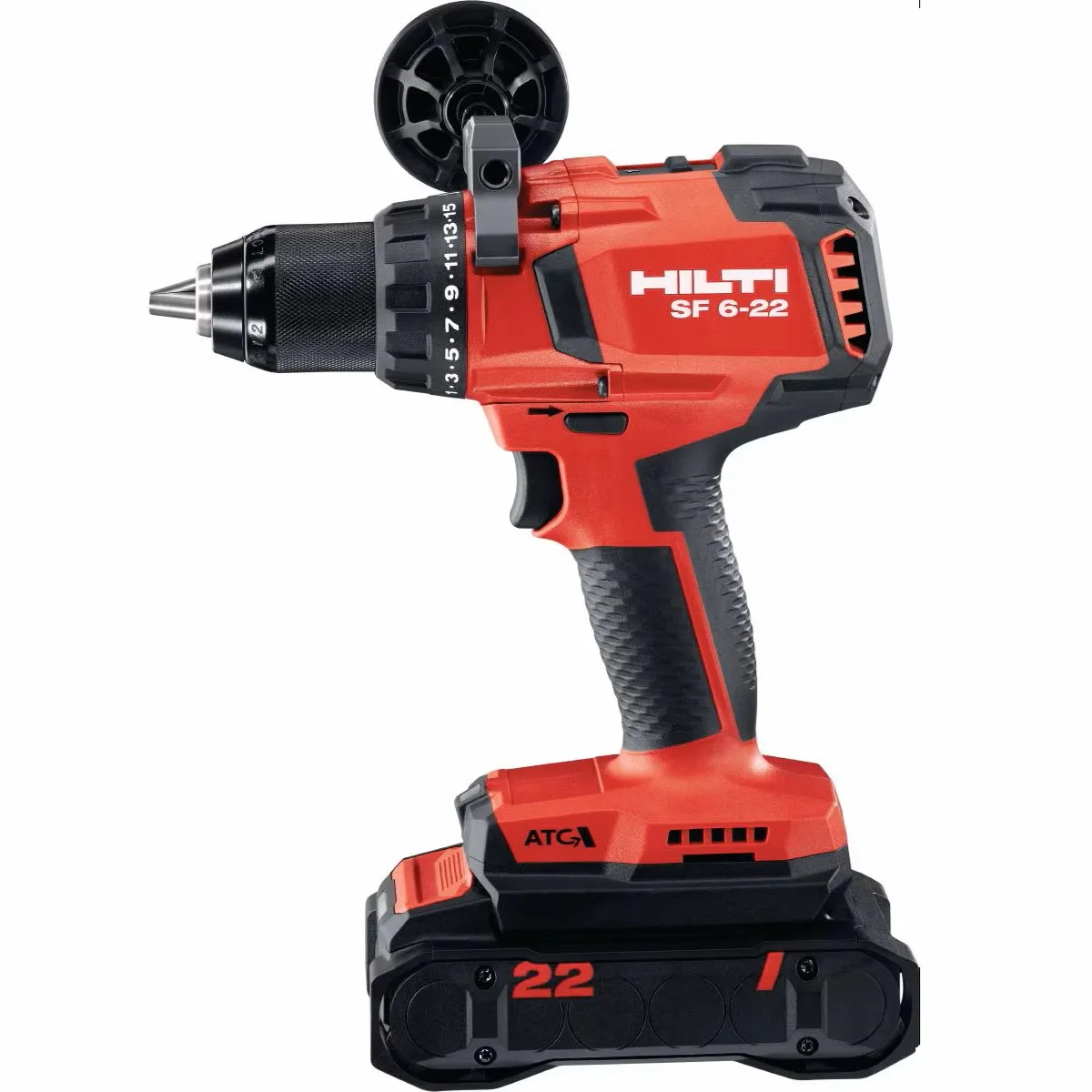 Hilti-2254884 SF 6H-22 Hilti Tools Cordless Impact Drill Driver Cordless Drill Set Excluding Lithium Ion Batteries