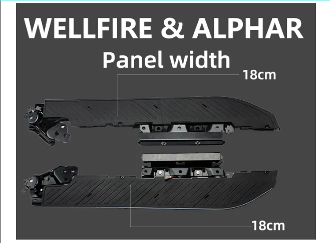 Automatic Foot Step  With LED Light Follow the Door Sill Step for Toyota Alphard  Vellfire 40 Threshold Board Retractable manufacture