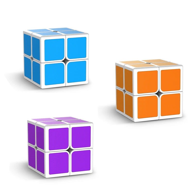 Brand New 2x2x2 Rubix MAGIC CUBE PROFESSIONAL SPEED PUZZLE EDUCATIONAL TOYS KIDS 