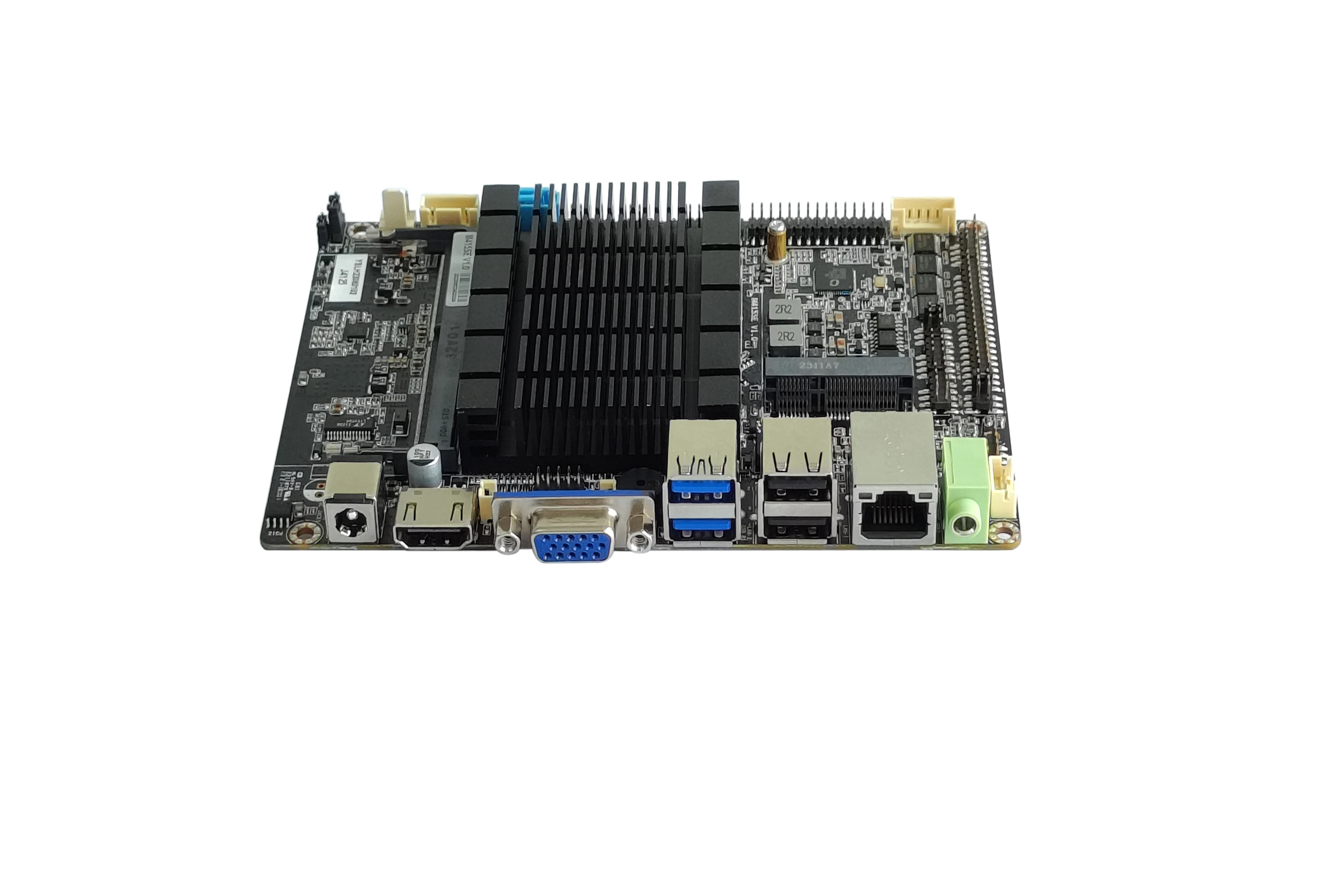 3.5inch Motherboard with Processor  J4125   4 Monitors HD-MI VGA EDP LVDS 1xDDR4 8GB RAM 1TB SSD Motherboard for POS ATM ROBOT