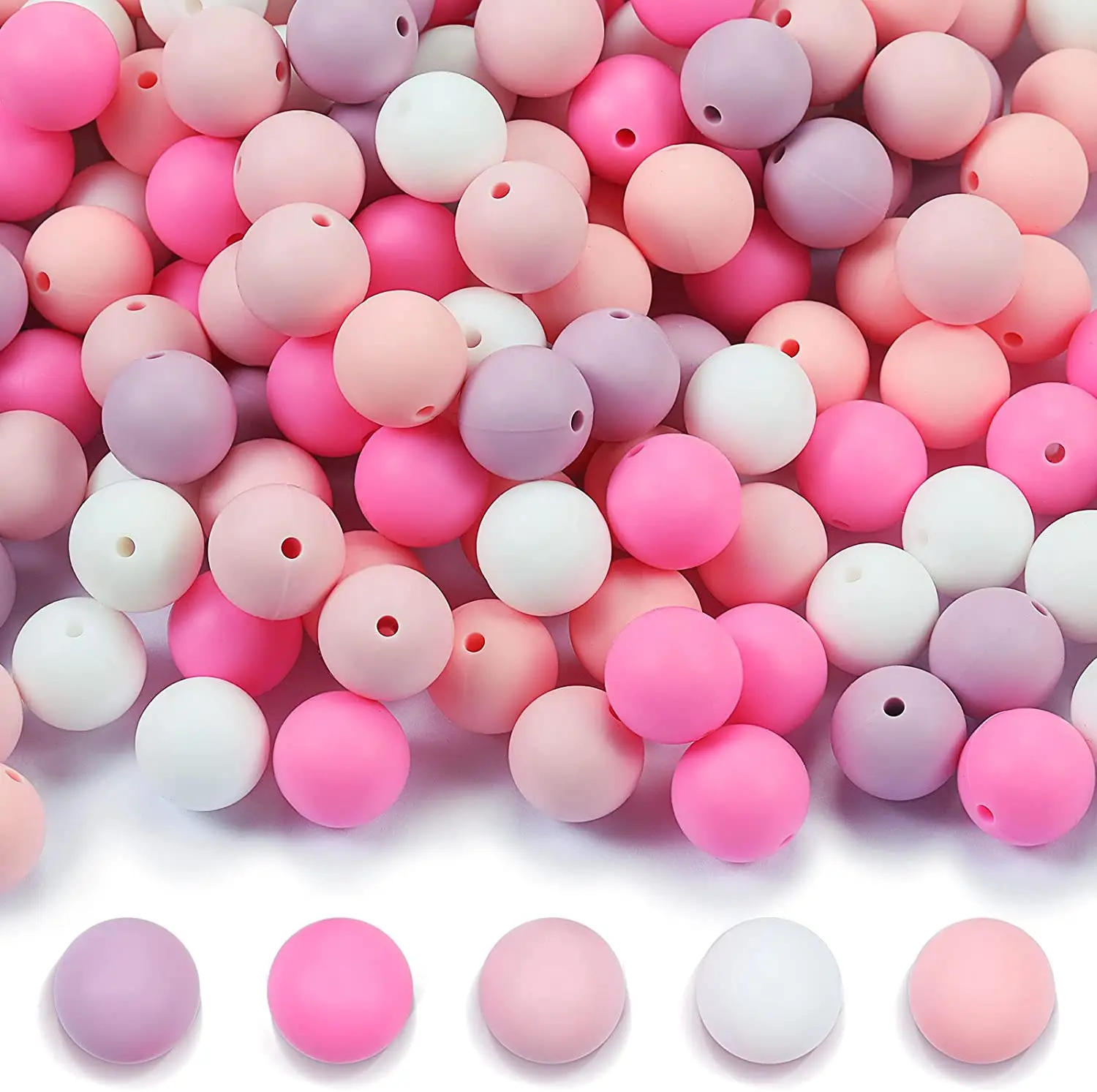 Silicone Beads 15mm Silicone Beads Bulk Silicone Beads For Keychain