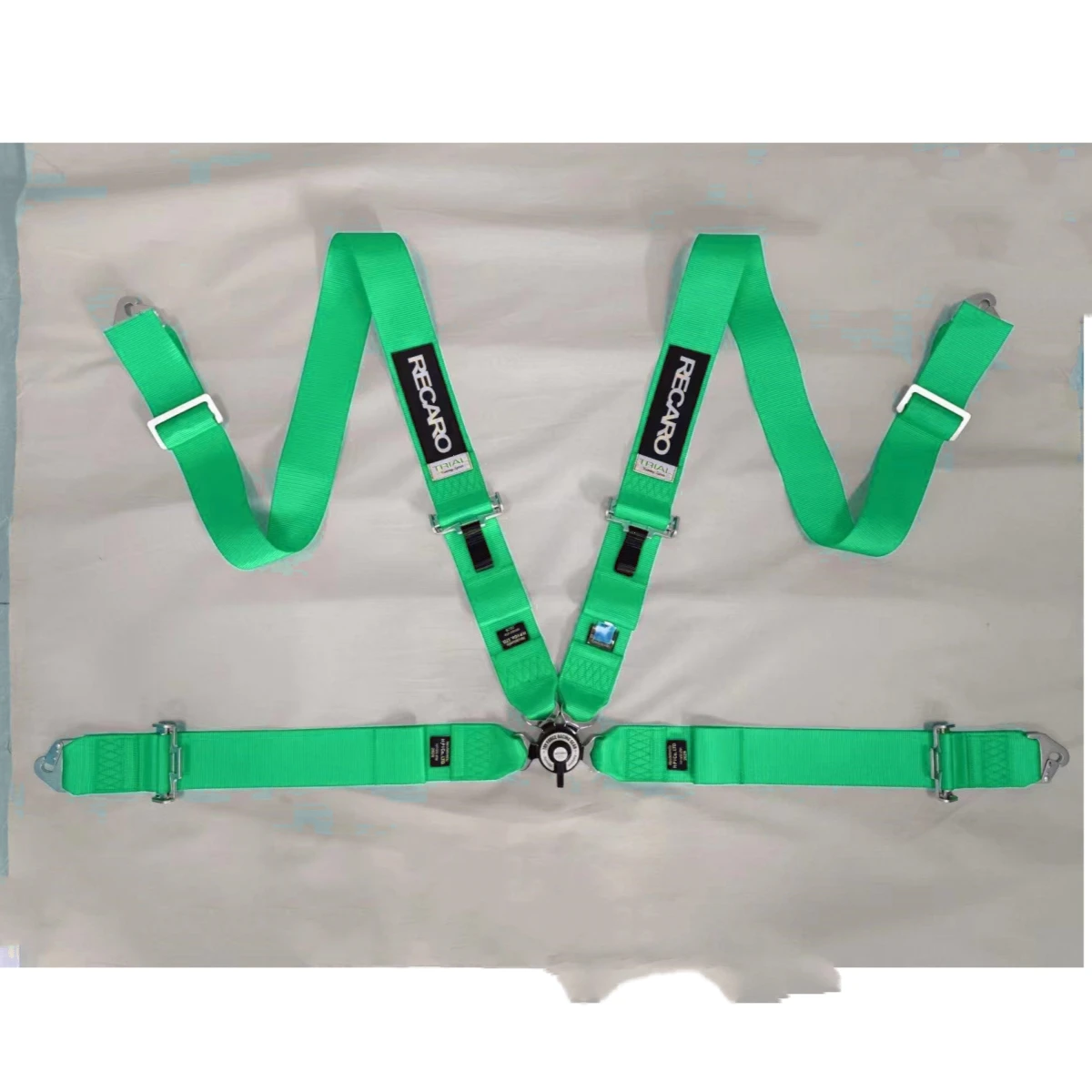 New Style 3 Inch 4-Point RECARO Polyester Seat Belt Quick Release Car Safety Racing Harness