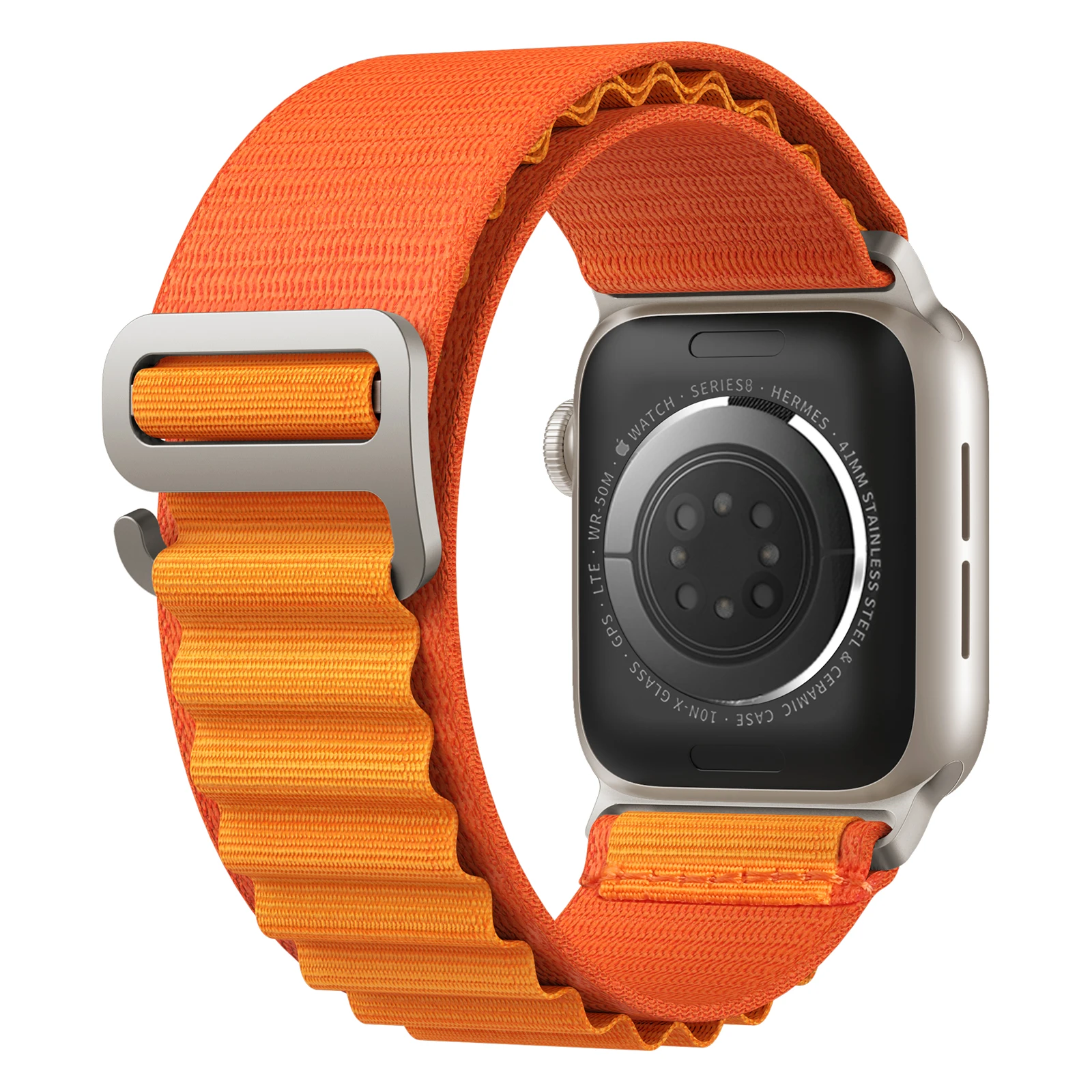 Wholesale Adjustable Metal G Hook Strap Alpine Loop Nylon Band Apple