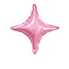 10 inch four-pointed star, pink 1.8g.