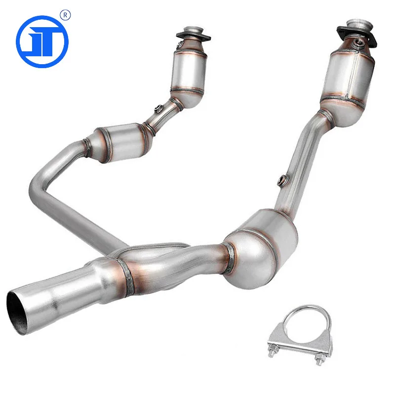 ジープ・ラングラー JK 3.8L用 フロントYパイプ触媒コンバーター