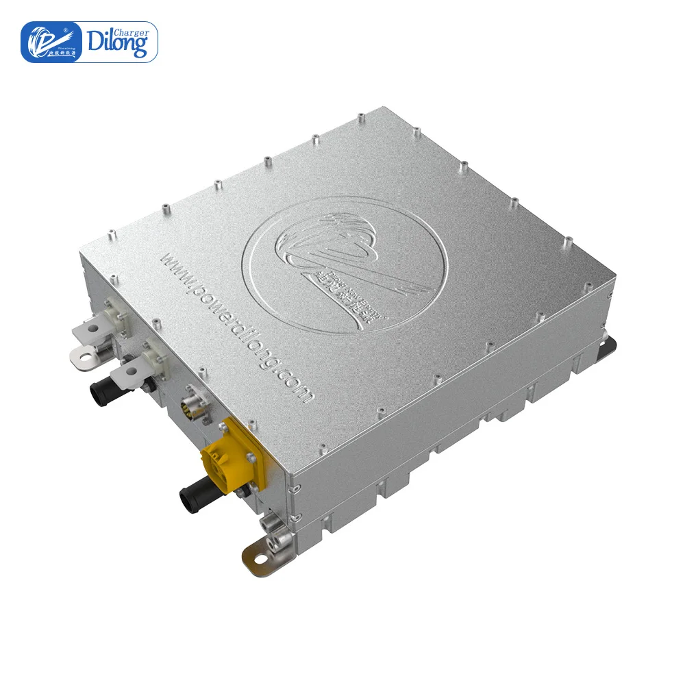 Dilong Factory Sales 5kW EV DC DC Converter 360V Input to 28V Output Vehicle Water Cooled DC Buck Converter