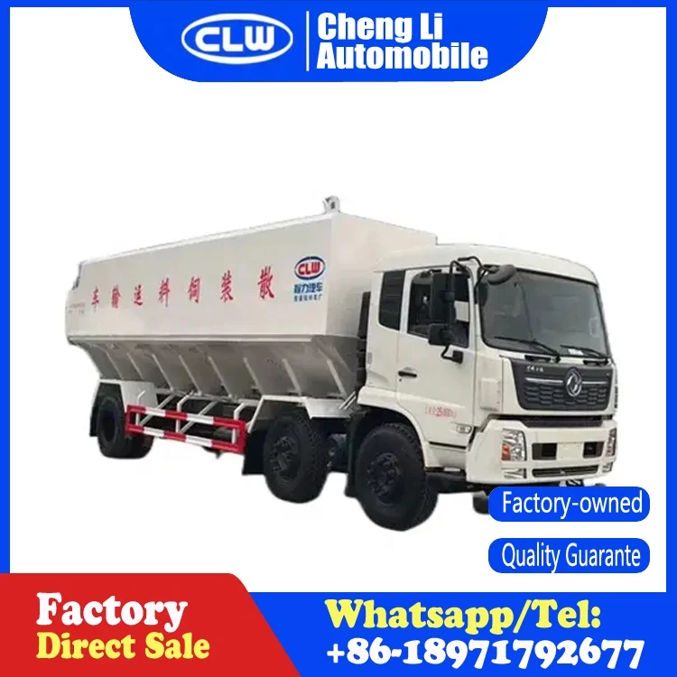 Dongfeng Bulk Feed Tank Truck 6x2 Chick Feedfodder Feed Transportation
