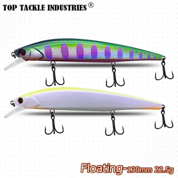 Long-Cast Floating Minnow 130mm 225g Artificial Hard Bait Jerkbait Plastic Lifelike Without Hooks – Minnow – view 3