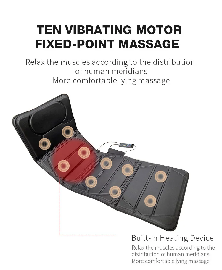 Wholesale Korean Hot Selling Electric Vibration Body Massage Mattress