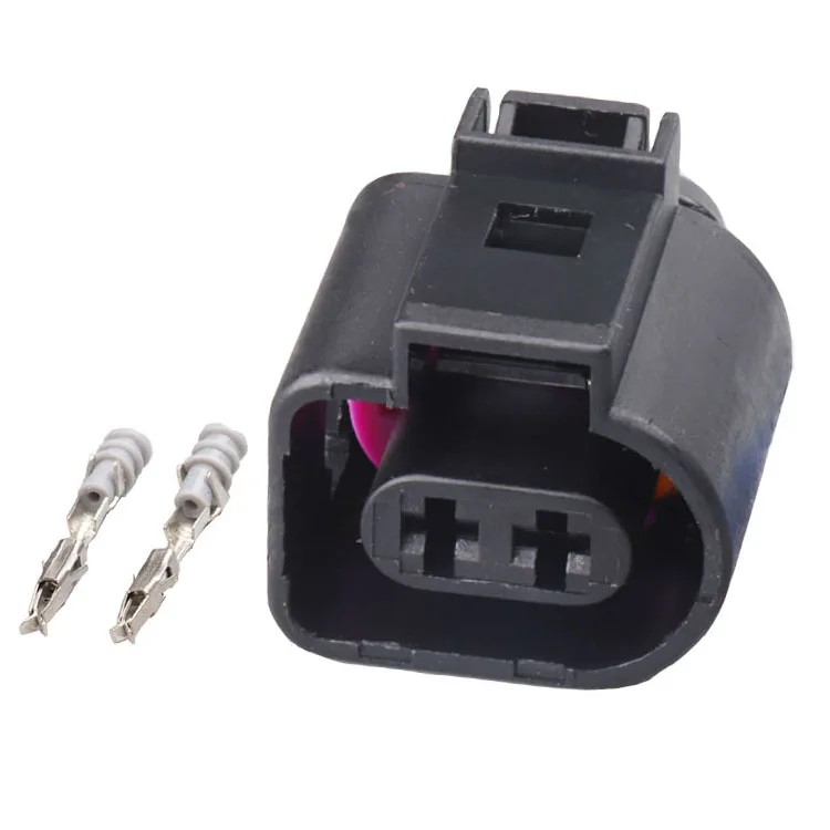 Anmaipu 2 Hole Temperature Sensor Plug Automotive Connector Housing for VW Audi 1J0973802  1J0973702 8K0973702