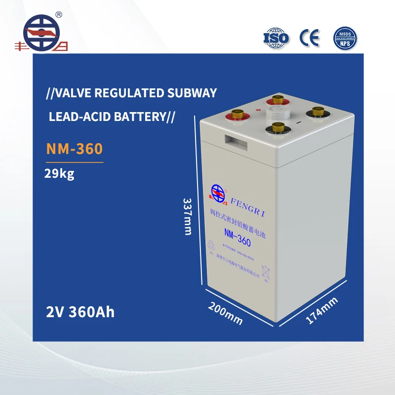 Nm-360 China Rechargeable Lead Acid Batteries 2v 360ah Deep Cycle Flat ...