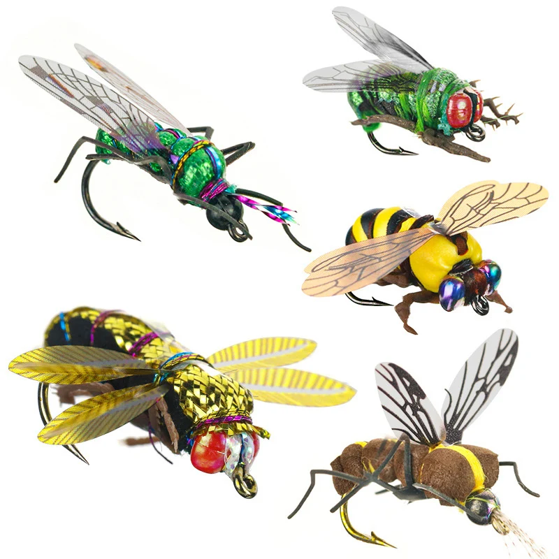 Leurre De Pêche à La Mouche - 20 Leurres Attractifs Imitant