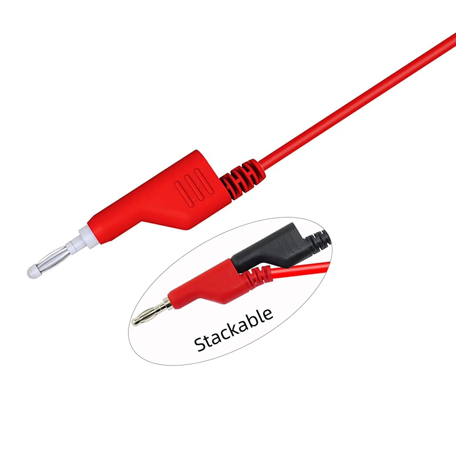 Spine A Banana 4mm - 10 Pezzi (5 Rosse + 5 Nere) Per Multimetri, Saldabili, Impilabili - Foto 10