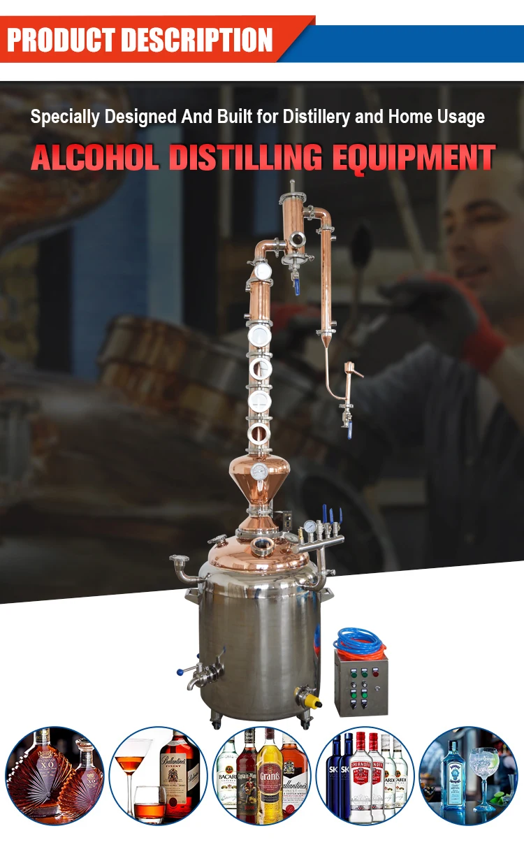 Cheap Electric Heating Steam Heating Gas Heating Vodka,Whiskey,Gin,Rum