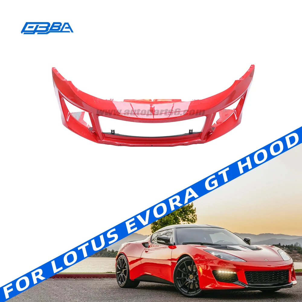 Paragolpes frontal d'automòbil, codi OE A132U4788, color vermell, per a Lotus Evora GT410 (2017-2020)