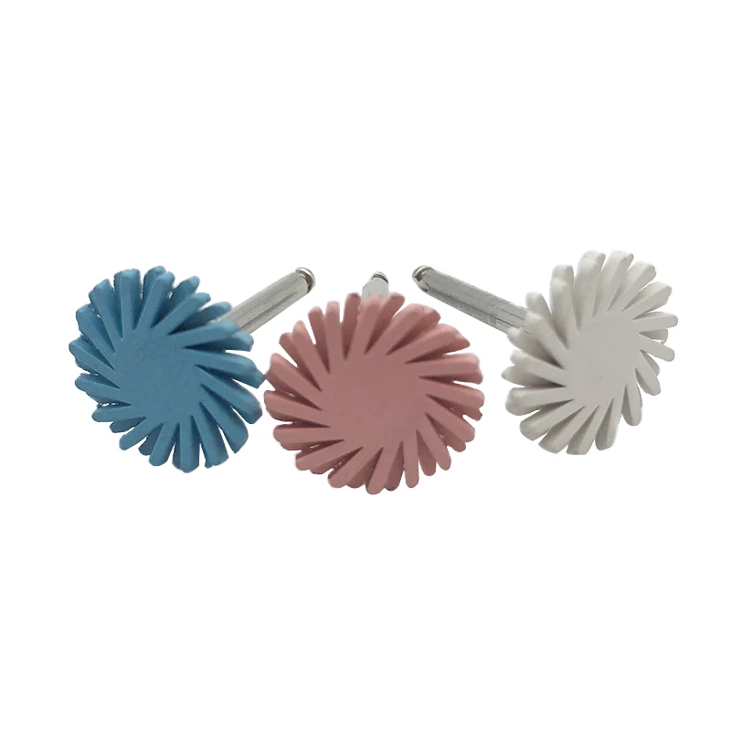 Kit De 12 Disques à Polir Dentaire - Caoutchouc/ Résine Diamant - Type RA (Latch) - Pour Composite - Neuf
