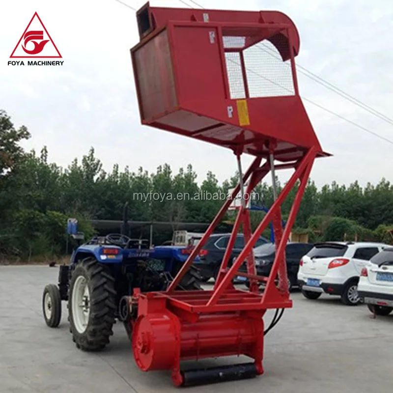 90HP Tractor Driven Single Row Corn Silage Forage Harvester Tractor Mounted Silage Harvester