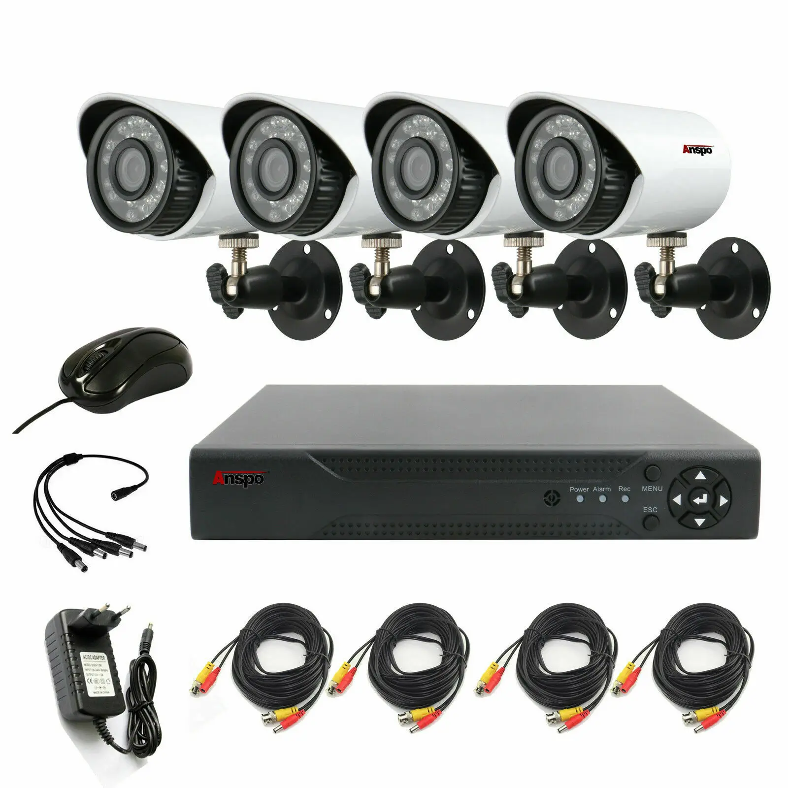 Full Hd Ahd Kit Cctv Security Cameras System Cheapest Price 4ch Bullet