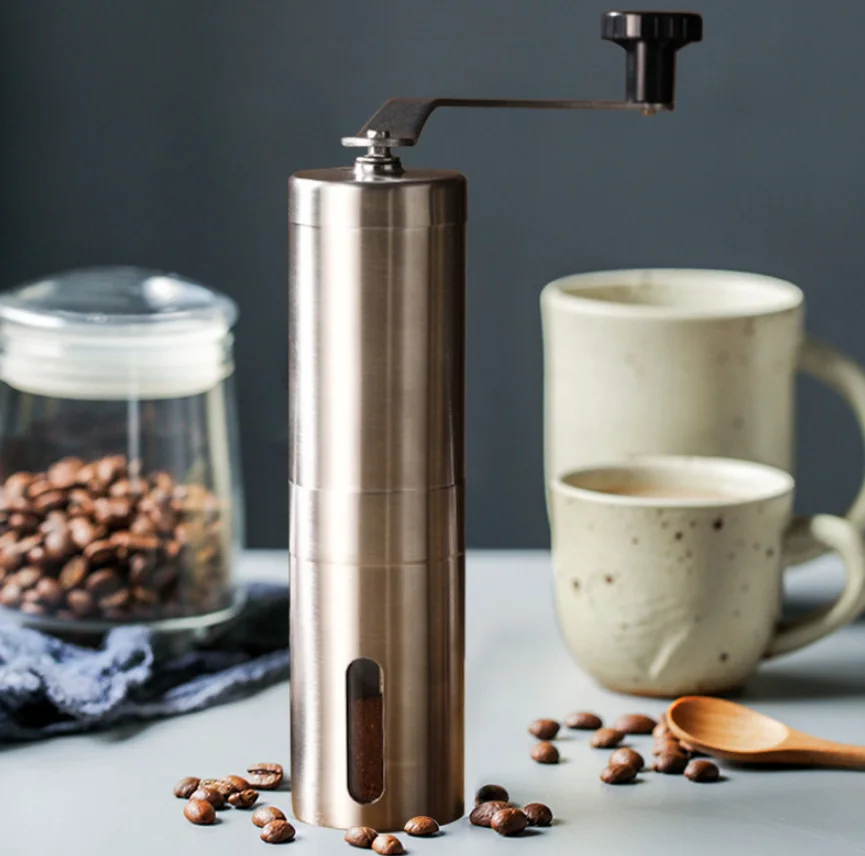 Manual Coffee Bean Grinder with Adjustable Settings Patented