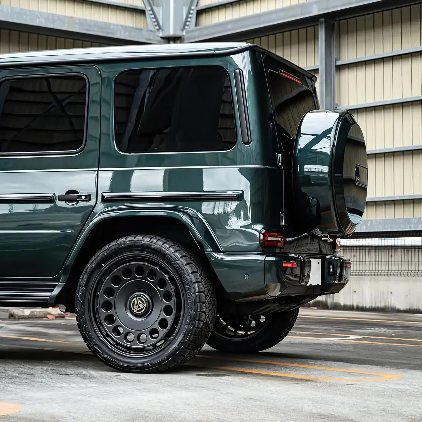 Custom 4x4 Forged Alloy Wheel Rim XL MonoBlock Matte Black 5x112 5x120 5x114.3 New for Mercedes G Class G63 G500 35mm Offset - Image 2