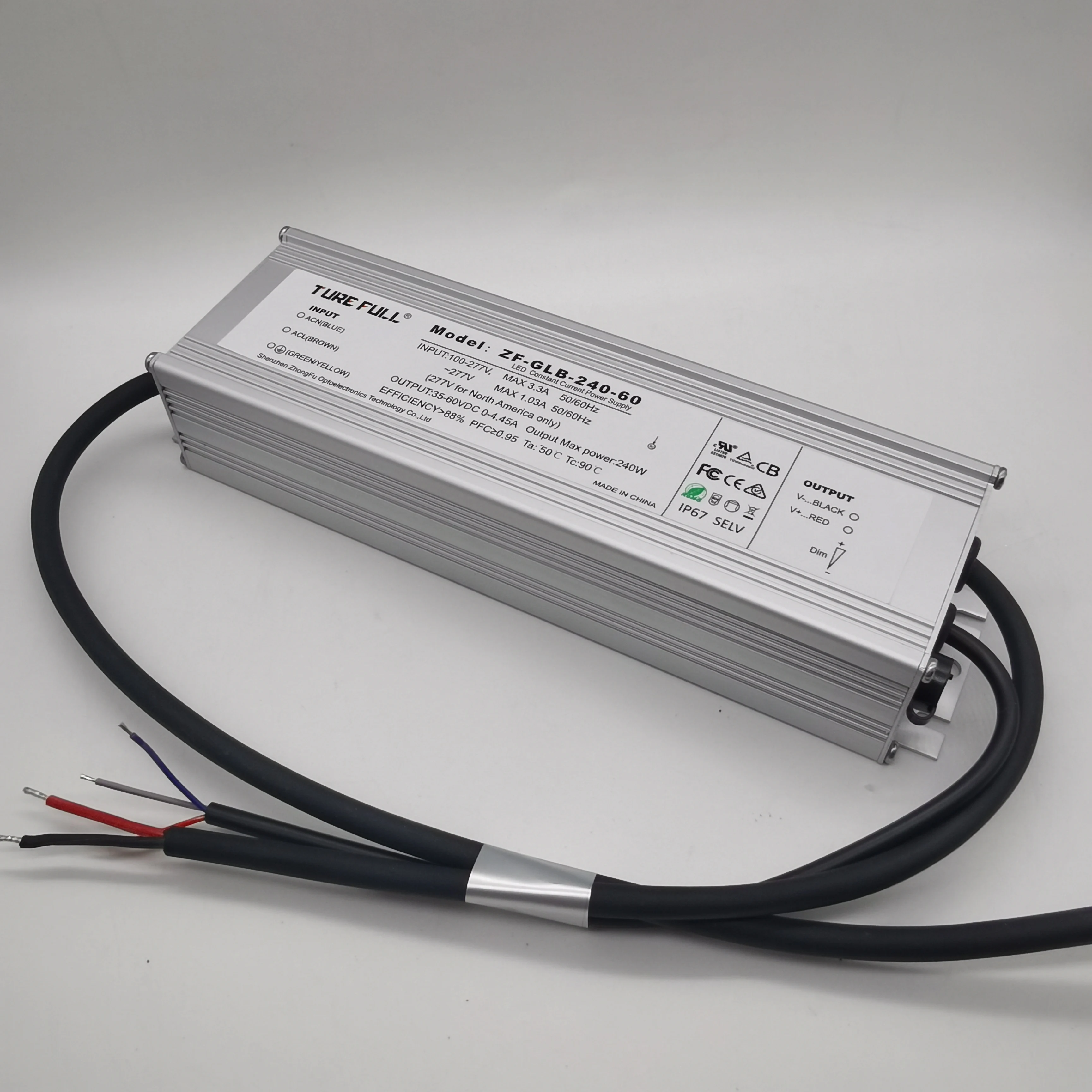 2021 New Wholesales Power Supply 48v 5a 240w Hl 240h 48b Led Power Supply Ip67 Waterproof Constant Current Led Dimmable Driver