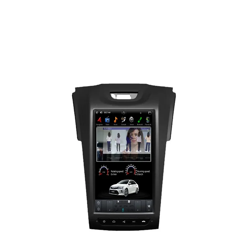 Tesla Model Auto Parts Android Car Dvd Player With GPS BT for ISUZU Dmax D-MAX V-Cross 2012- Auto A/C Car Radio Stereo