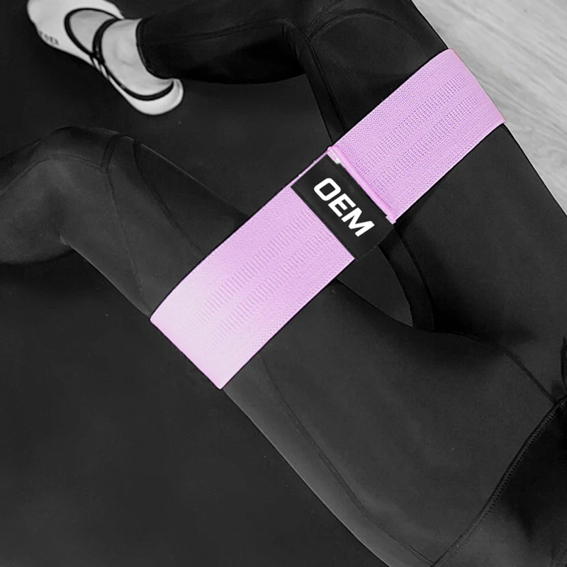 Изготовленный на заказ логотип для занятий йогой 3 уровня тренировки петля фитнес-полосы сопротивления