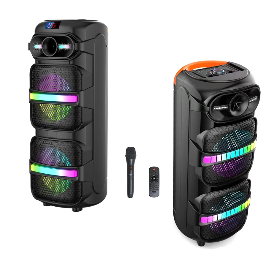 ABS8201 Double 8 Inch Outdoor Wireless Party Karaoke Speaker