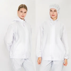 Wholesale Custom Food Factory Worker Uniform Food Industry Work Clothes Dustproof Food Processing Factory Worker Clothes