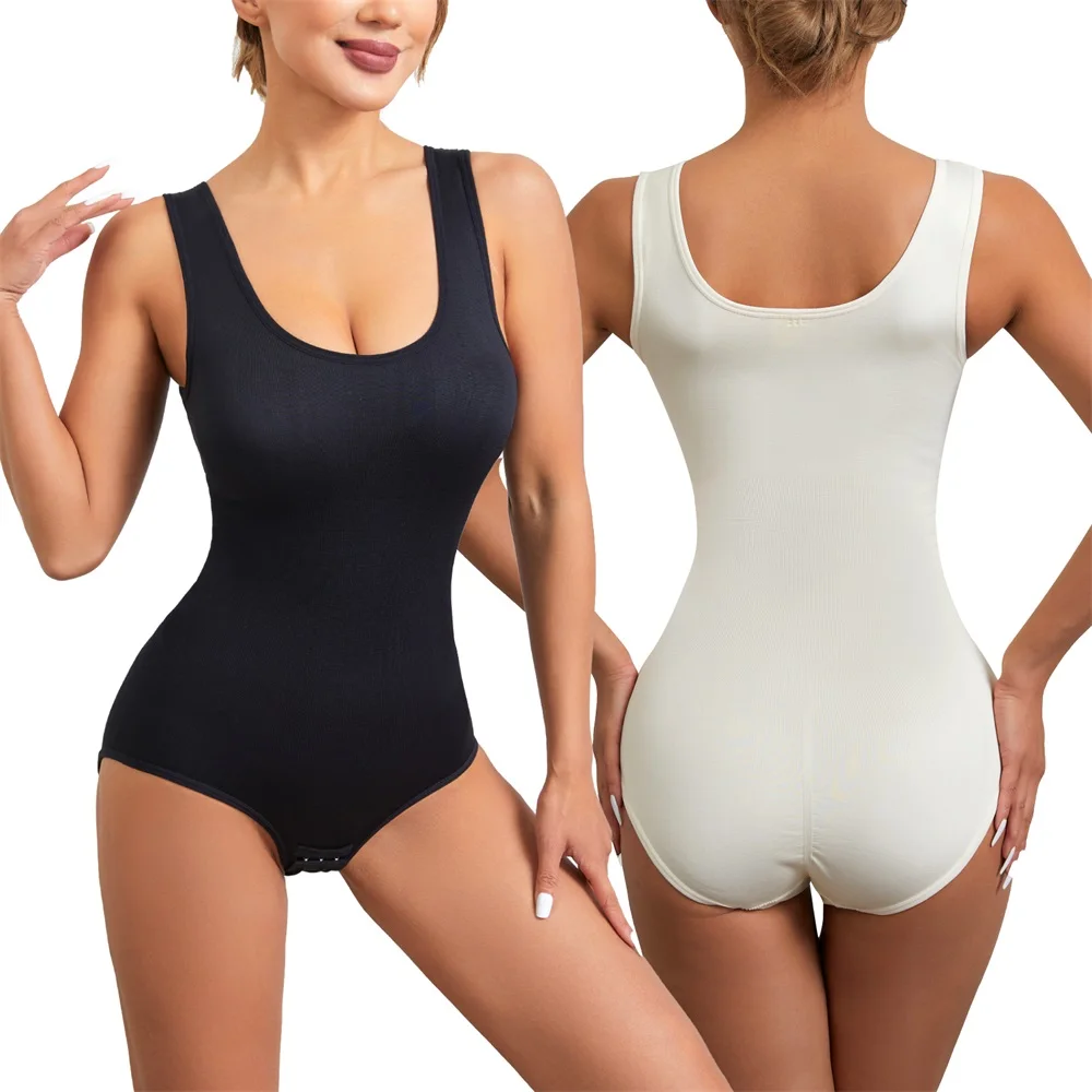 Custom Super Strong Gym Women Compression Panties Seamless Tummy Control Bodysuit Shapewear Underwear Waist Trainer Shaper