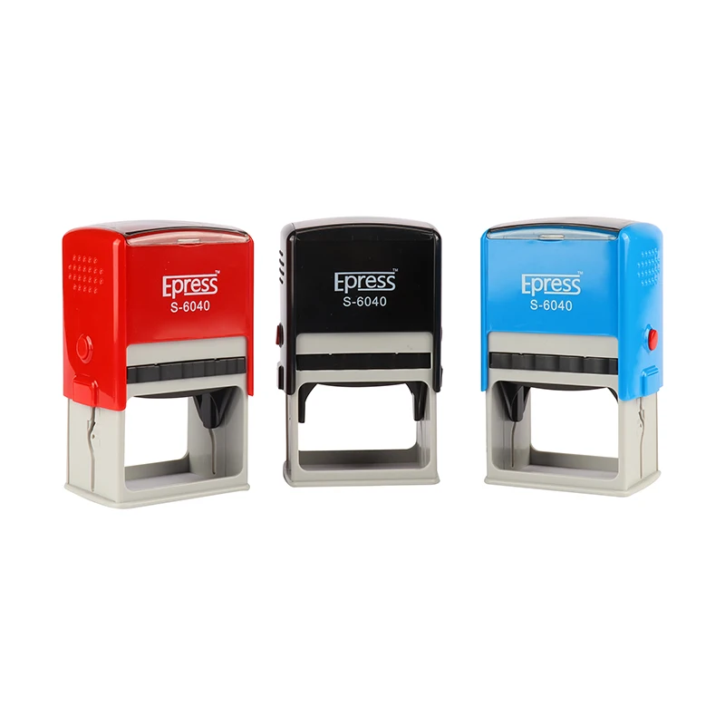 Timbro Autoinchiostrante Personalizzato Per Firma - Scegli Testo, Carattere E Colore Inchiostro (nero/blu/rosso)