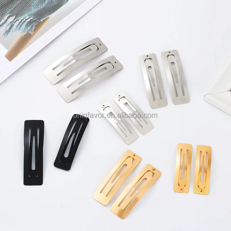 Customized Eco-friendly Metal Hairgrips Basical Bb Hairpins Barrettes ...