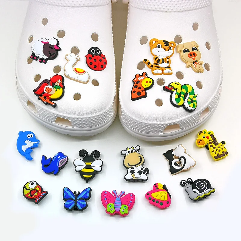 Pvc Shoe Accessories Dog Koala Panda Pig Rabbit Monkey Chicken Giraffe  Cartoon Shoe Buckle Charm Decoration Fit Kids Shoes - Buy Designer Charms  Shoe Decorations Shoe Bling Anime Charms Bottle Charms Sorority