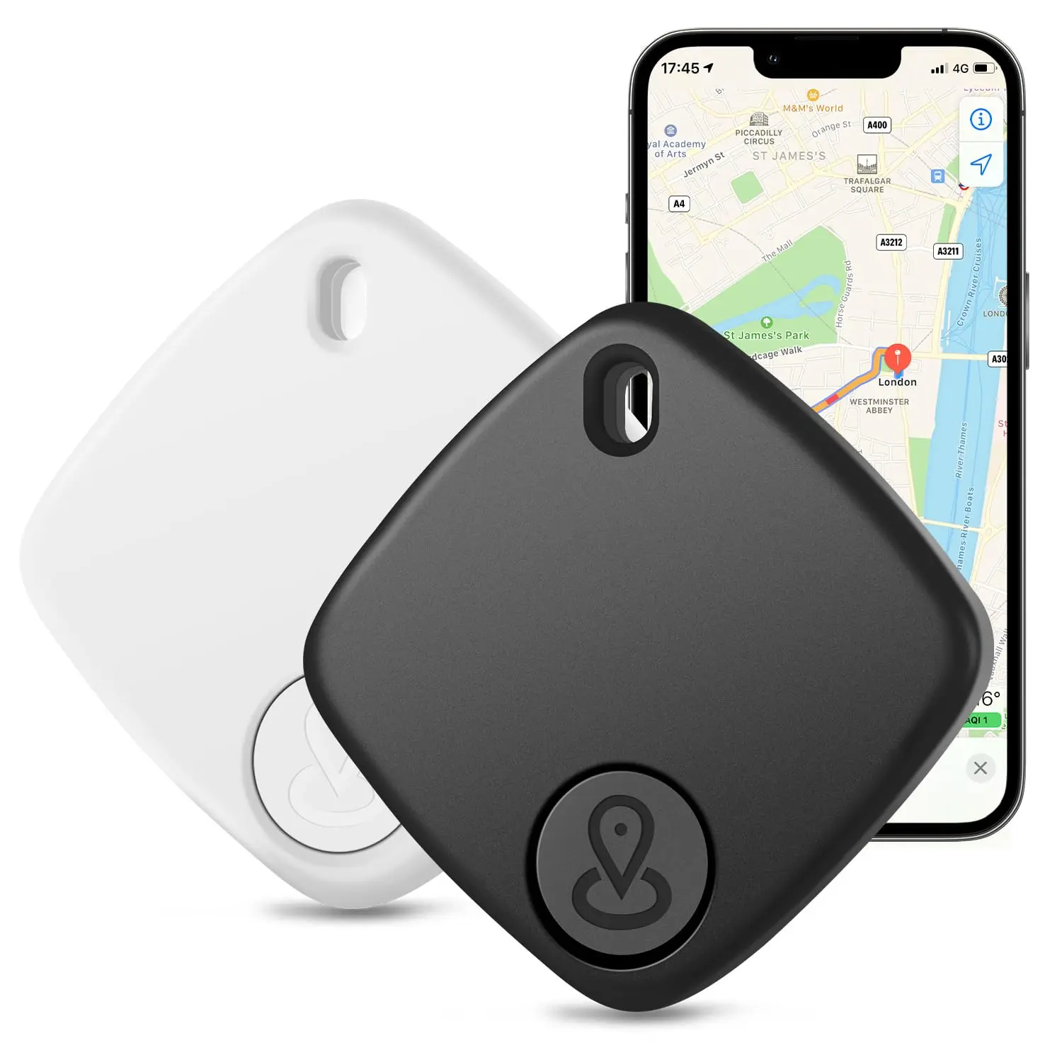 CE ROHS Certified Plastic Find My Smart Key Finder Locator Wallet Luggage Tracking Mini Tracker App Remote Control for Keys Bags