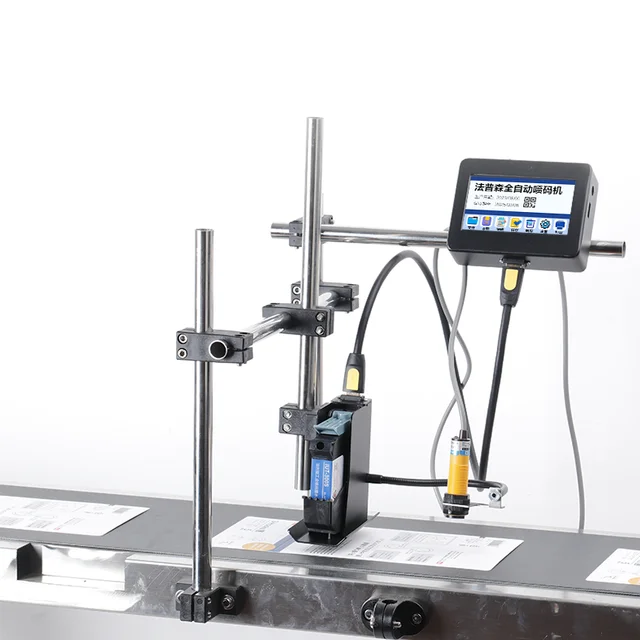 Factory Supply Automatic Online Inkjet Coding Machine Date Inkjet Printer With New Paging Conveyor Belt Machine