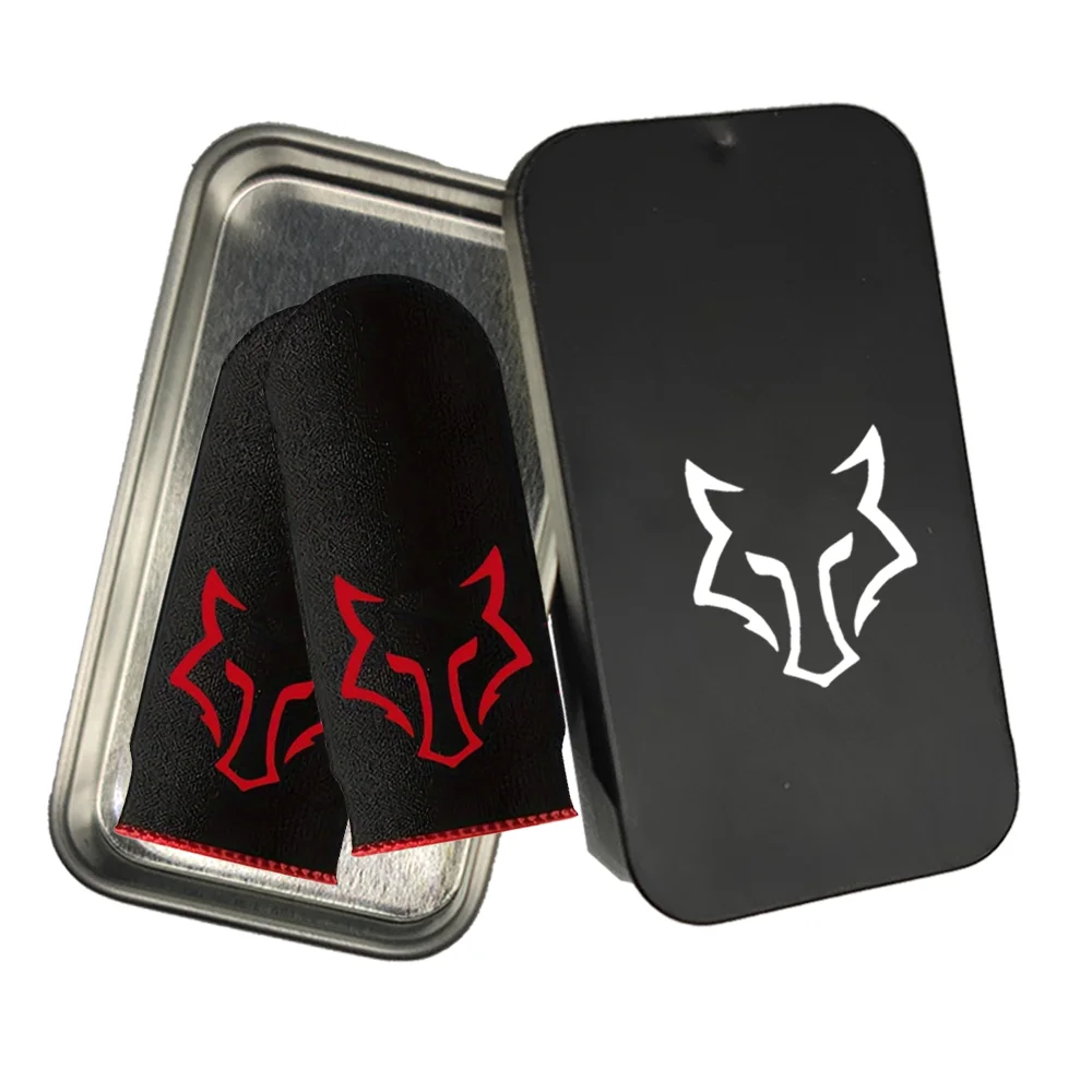 Logo Customized Breathable Wasp Feeler Sweat-proof Touch Screen Thumbs Finger Sleeve for Pubg Mobile Phone Gaming