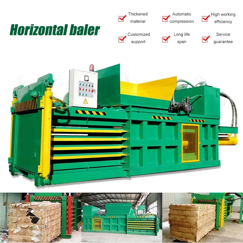 Customizable Horizontal Scrap Waste Metal Baler Machine Mobile Small Scrap Metal Baler