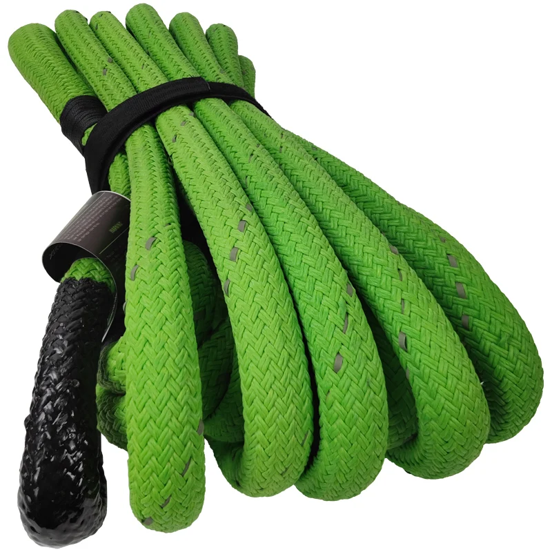 25mm 9m Reflective Recovery Tow Rope Heavy Duty Nylon Double