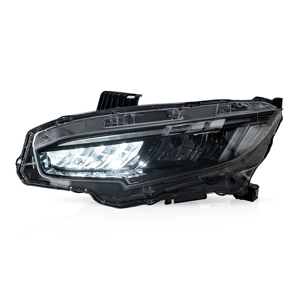 Vland Wholesale Project Head lights lamps 2018 2019 2020 2021 Led Car Headlight For Honda Civic 10th 2016 2017 Headlamp details