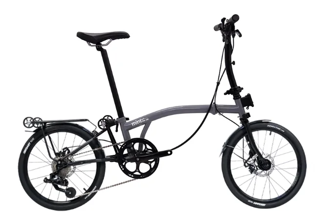 ファッションMINT 折りたたみ自転車 20インチ 9速 ディスクブレーキ