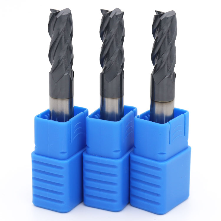 
 Factory Direct Sale AlTiN-coated Long Shank 35 Helix 4 Flute Square End Mills  