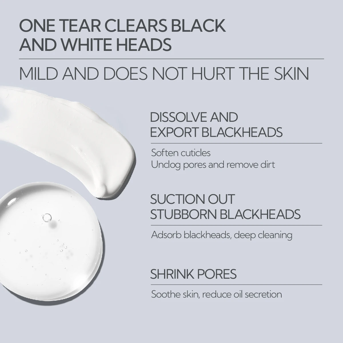 Lanbena Blackhead Remover Pores Shrink Serum and Nose Pore Strips Super Freckle Remover Skin Repair Cream