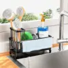 Black with towel rack