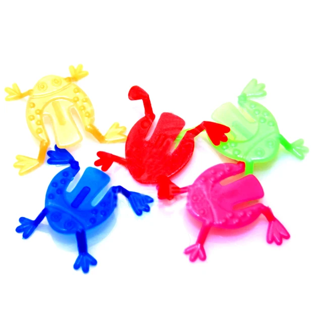 Mini Transparent Plastic Frog Toys Fun