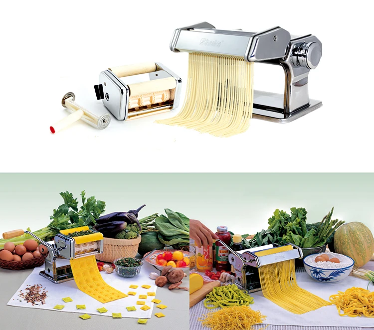 Shule Manual Pasta Making Machine Set in Easy to Operate