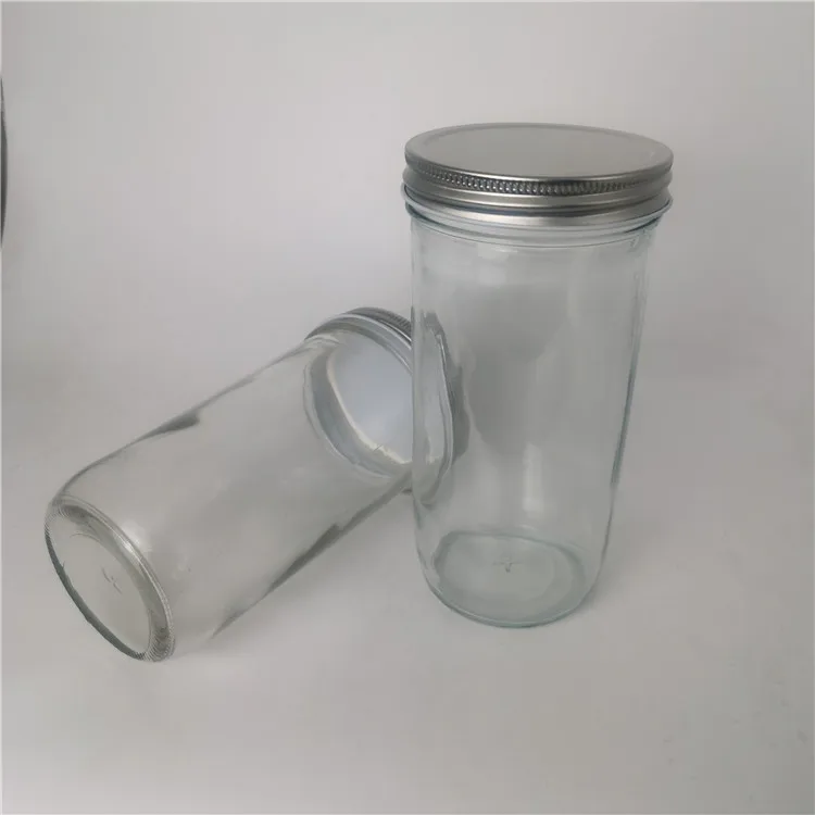 tall slim regular mouth glass mason